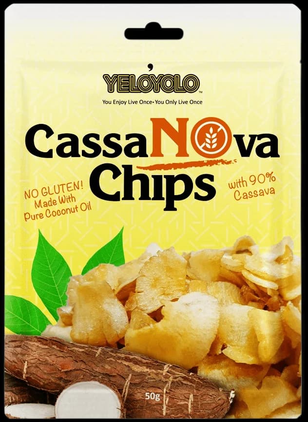 YELOYOLO CassaNova Chips 50 g package